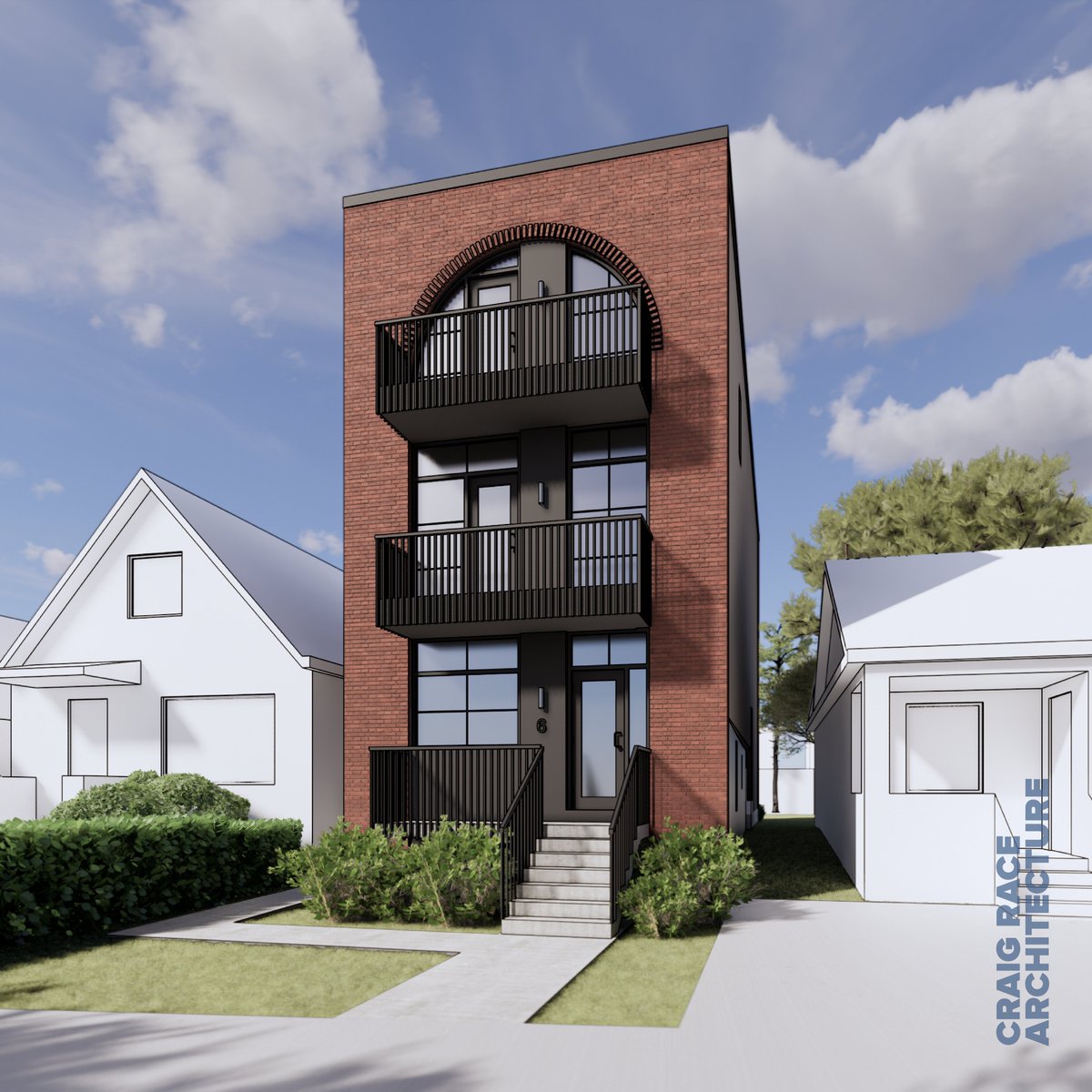 craigitect's tweet image. Excited to unveil some schematic design options for our Mt. Dennis multiplex project! These concepts focus on showcasing a range of aesthetics that cater to our community's vision.
#Craigitect #TorontoArchitecture #ContemporaryArchitecture #Densification #Sustainability