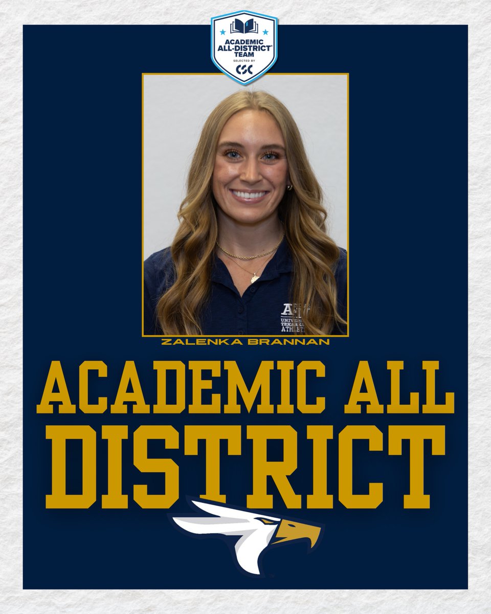 Congratulations to Zalenka Brannan for being named to the 2025 NAIA Women's Track and Field/Cross Country Academic All-District team! #SoarEagles