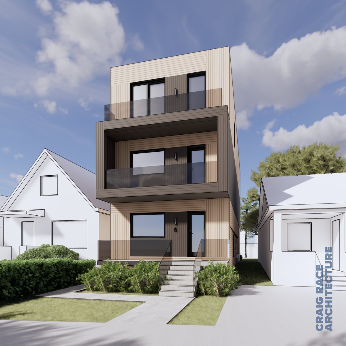craigitect's tweet image. Excited to unveil some schematic design options for our Mt. Dennis multiplex project! These concepts focus on showcasing a range of aesthetics that cater to our community's vision.
#Craigitect #TorontoArchitecture #ContemporaryArchitecture #Densification #Sustainability
