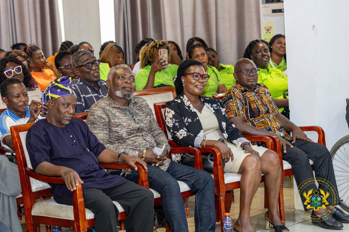 georgeoaddo's tweet image. Earlier today, we held a strategic stakeholder meeting with key stakeholders and Master Craftsmen applicants participating in the National Apprenticeship Programme (NAP) organized by the National Youth Authority (NYA) at the Mikkado Conference Center, Labone. The meeting provided…
