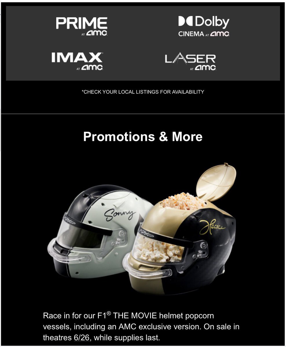 Sandi Bee (@sandibu14619397) on Twitter photo Just got my <a href="/AMCTheatres/">AMC Theatres</a> #AMC email.
Tell me every kid (and some grown-ups) 😁 aren’t going to want that bucket!!!
Way to go <a href="/AMCTheatres/">AMC Theatres</a> !!!! ❤️ Just got my <a href="/AMCTheatres/">AMC Theatres</a> #AMC email.
Tell me every kid (and some grown-ups) 😁 aren’t going to want that bucket!!!
Way to go <a href="/AMCTheatres/">AMC Theatres</a> !!!! ❤️
