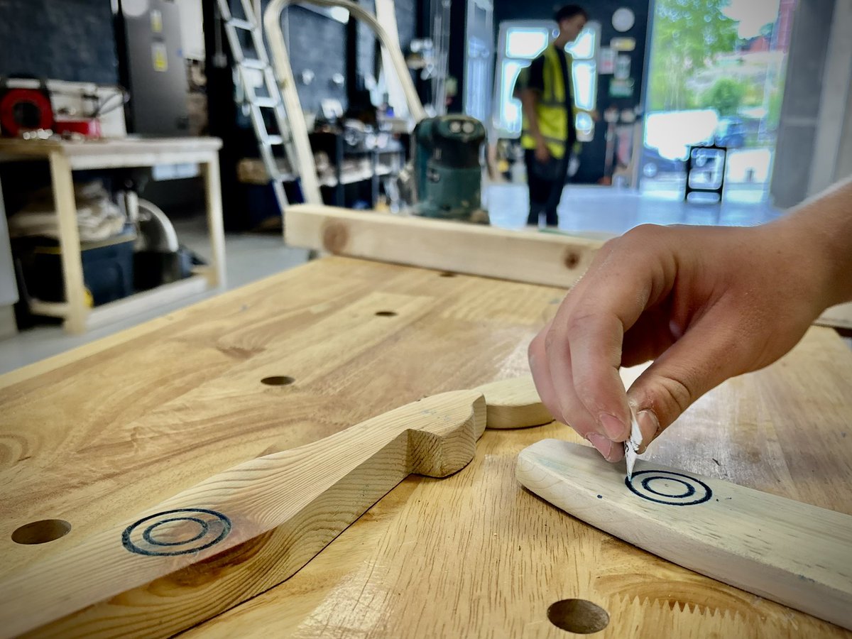 Working on our #spitfire project called CAREFIX. Celebrating #VEDay, #VJDay &amp; the City of #StokeonTrent’s (#SOT100) anniversary through #recycling.

We're still collecting donations. 📖 MORE bacommunityfund.co.uk/p/carefix

#ReginaldMitchell #circulareconomy #climatechange #climateaction