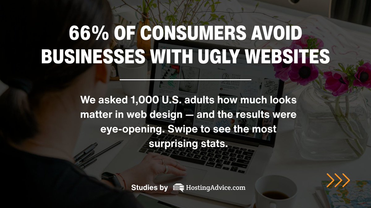 Hosting_Advice's tweet image. 66% of users say they avoid businesses with ugly websites. That’s lost trust — and lost revenue.
Good UX = higher conversions. Here’s how to step it up:
✅ Use clean, consistent layouts
✅ Make navigation intuitive
✅ Optimize for mobile
✅ Stick to 2–3 fonts max
✅ Don’t…