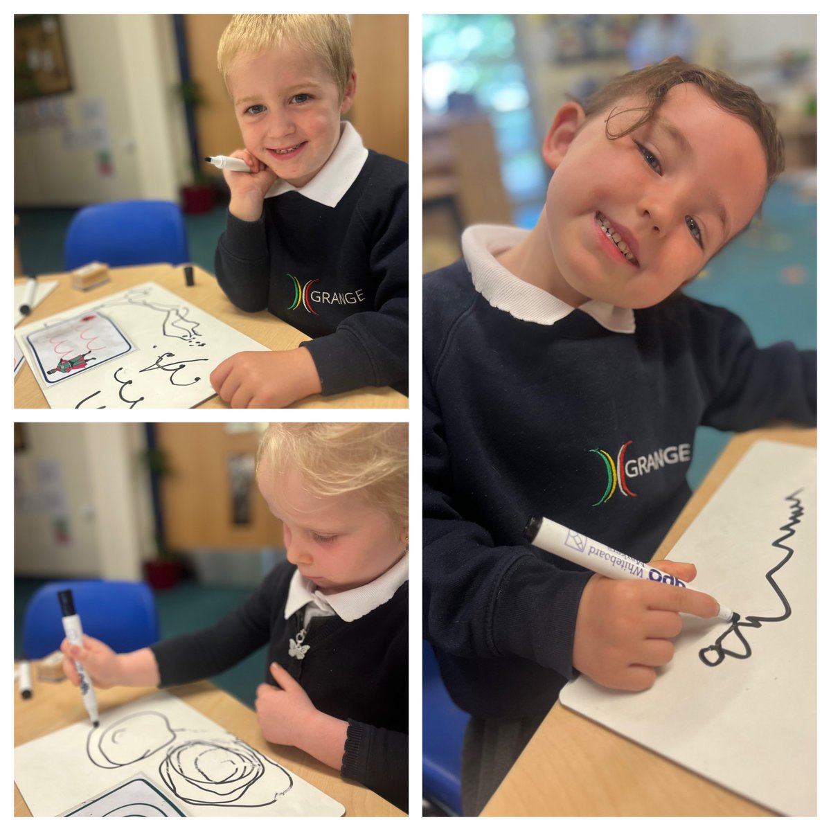 Nursery have been busy creating different patterns. Developing so many different skills ✏️☺️ <a href="/GrangeMissWri/">MissWright</a> <a href="/GrangeMrsJ/">@GrangeEYS</a> <a href="/GrangeMissP/">Miss Pope</a> <a href="/GrangeMrsS/">Chelsey Smart</a>