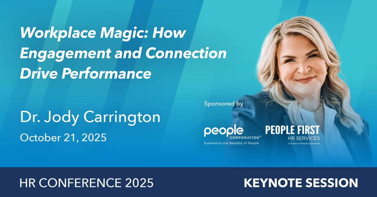 2025 #CPHRMBconference Keynote Speaker Spotlight!

DR. JODY CARRINGTON is is a renowned psychologist and a charismatic keynote speaker celebrated for her profound expertise in human connections. 

More about Dr. Jody Carrington: buff.ly/V35oZQ4