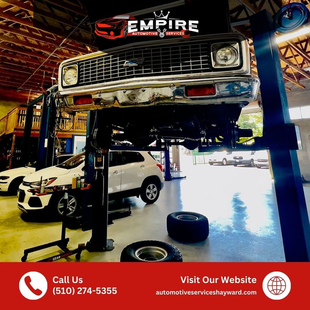 Empireautomo's tweet image. A proper wheel alignment service not only extends tire life but ensures a smoother ride. Trust us to handle your alignment needs with precision and expertise. Book your appointment today!

#WheelAlignmentService
automotiveserviceshayward.com/wheel_alignmen…