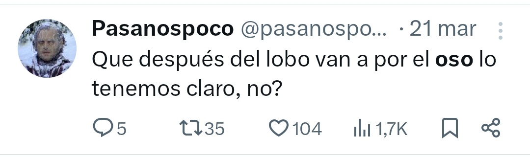 Quede claro que aquí ya se avisó