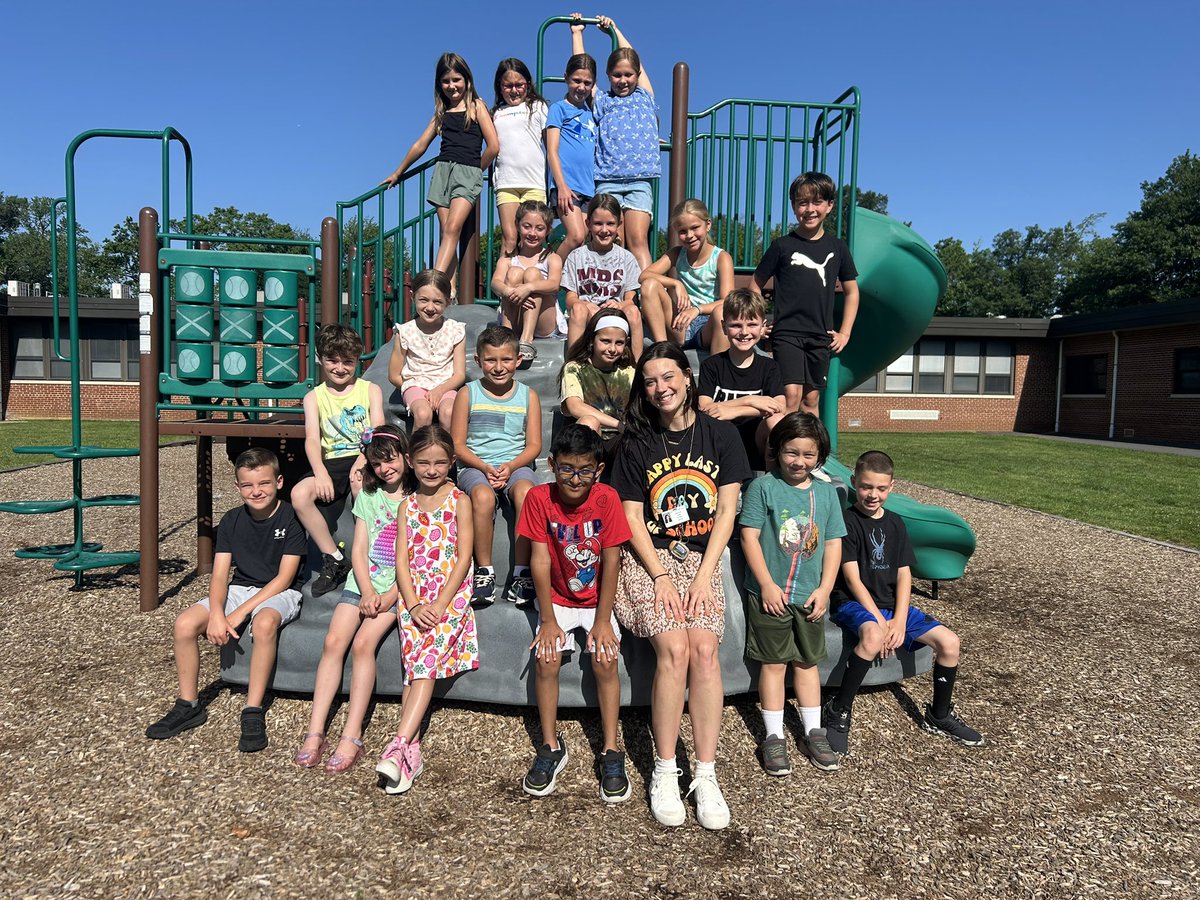 Happy summer ☀️🤍 I will miss these kiddos terribly but know they are ready for their next adventure!!! <a href="/MRSroadrunners/">Middle Road School</a>