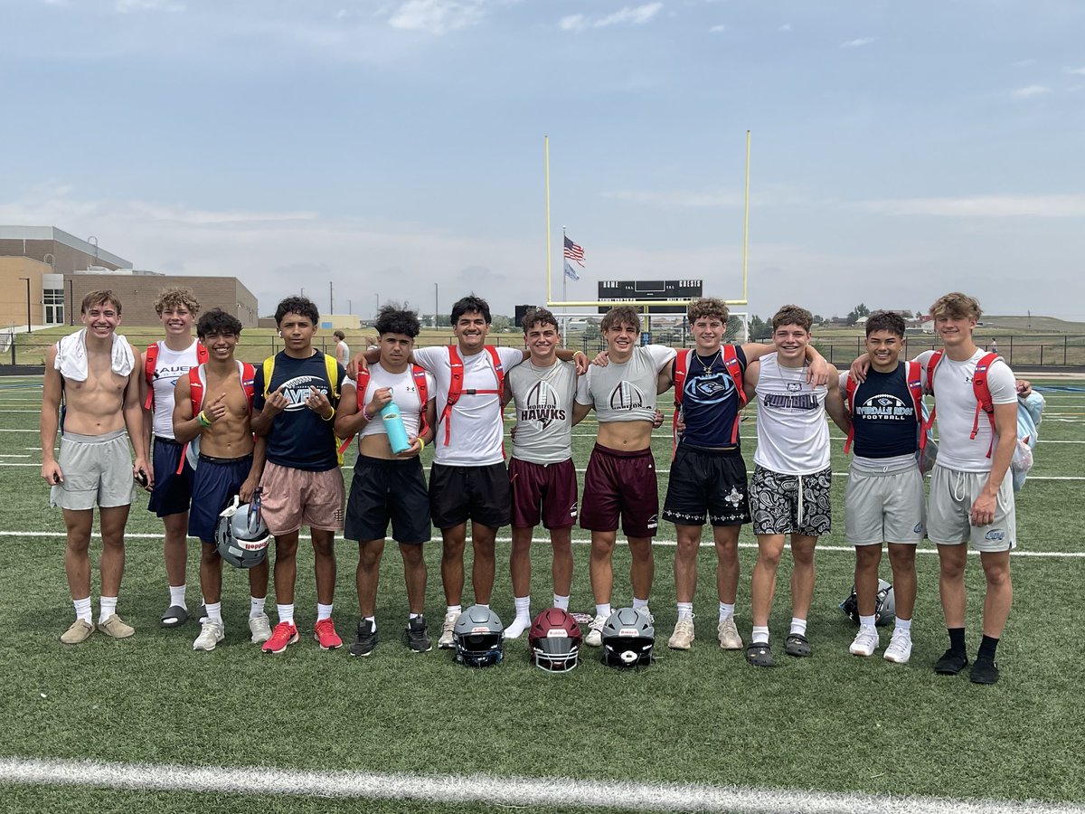 Horizon vs Riverdale Ridge 7v7 work. A lot of Ducks in flight! #Quack