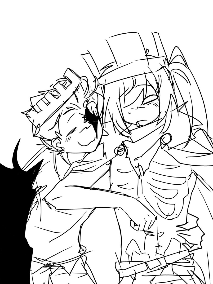 Gちゃんページです୨୧ 1x4 design and some unfinished art left there for weeks i guess