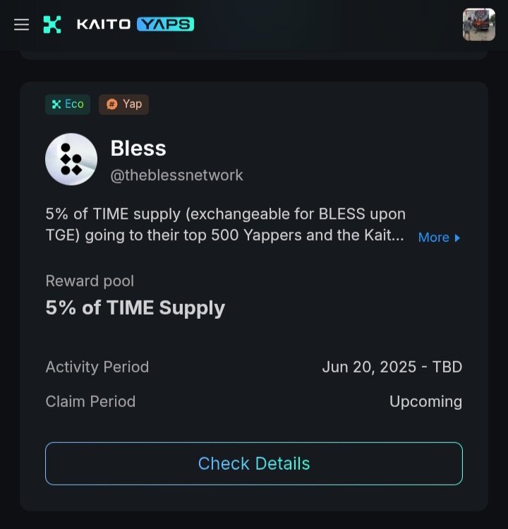What is <a href="/theblessnetwork/">Bless</a>?🤔

✅️A world's first shared computing technology built effectively and exclusively supported by everyday devices.

✅️Bless network can determine what you are running on your device with comfortable computing power.

today is #Blessed #BlessNetwork