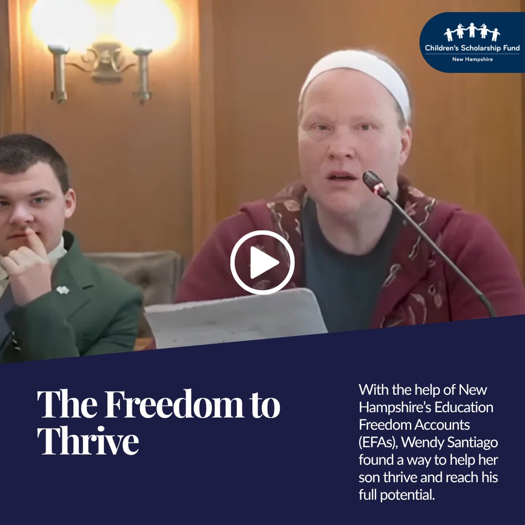CSF_NH's tweet image. EFAs aren’t a handout — they’re a lifeline. 💛
For kids left behind, they unlock the chance to thrive.
🎓 “The greatest return isn’t in stocks, but in human potential.”
📺 Hear from CSF mom Wendy Santiago: youtube.com/watch?v=zOfL2l…
#EducationFreedom #EFAs #SchoolChoice