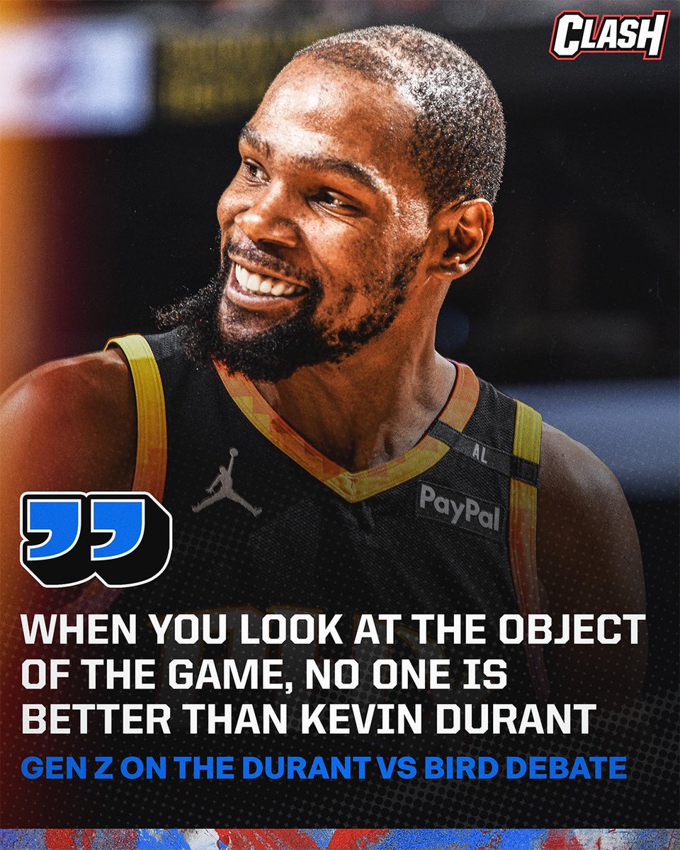 clash_hoh's tweet photo. Is Kevin Durant the greatest scorer the game has seen? 🔥 @KDTrey5 https://t.co/tqabpsLNZX