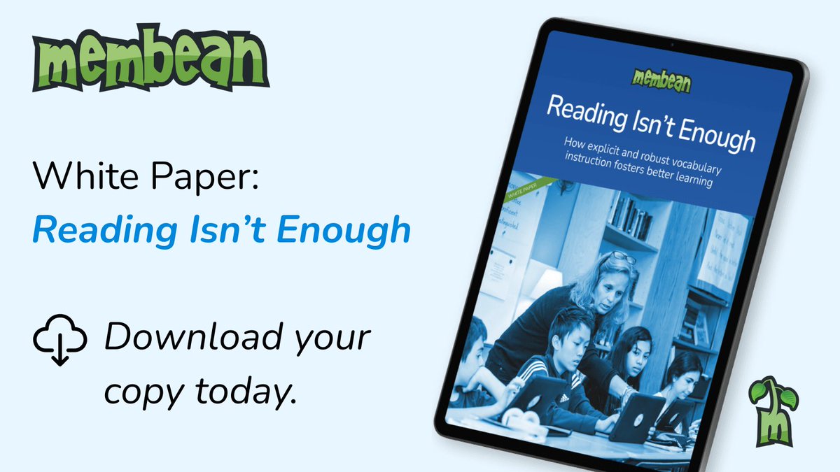 📚 Summer is the perfect time to strengthen vocabulary, the key to reading success.
Help students return more confident and prepared.
📘 Download Reading Isn’t Enough for actionable strategies → hubs.ly/Q03mzh3J0
#SummerLearning #LiteracyMatters #ReadingIsntEnough