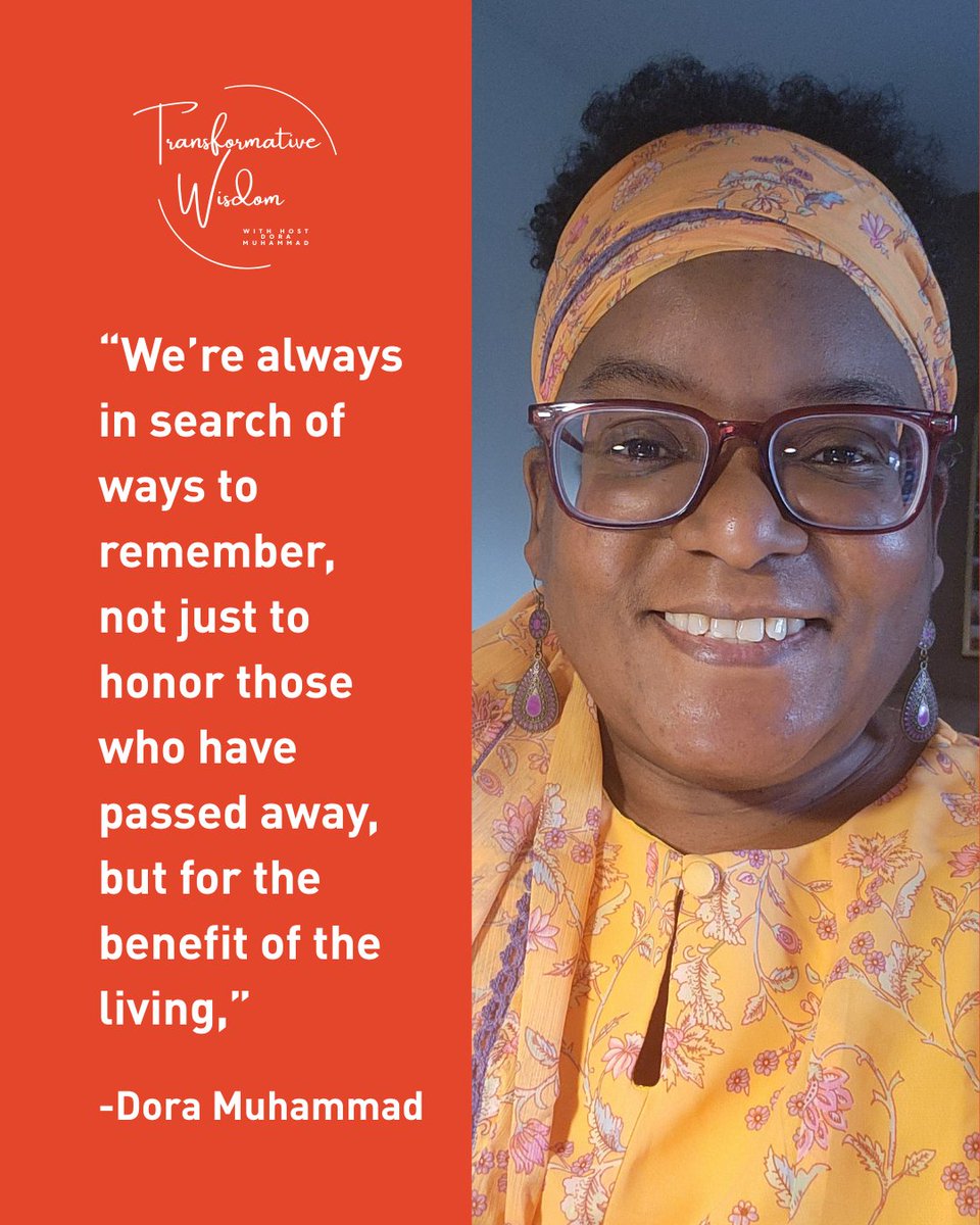 🎙️ “We’re always in search of ways to remember, not just to honor those who have passed away, but for the benefit of the living,” - Dora Muhammad

In a conversation with Rabbi Mike Rothbaum, Faith in Public Life Theologian in Residence, Dora Muhammed, examines the importance of