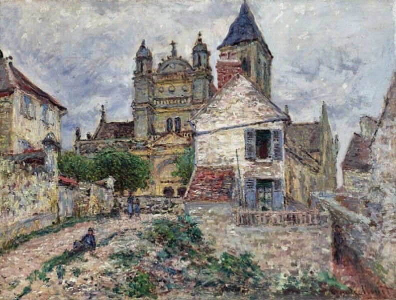 Arteymas_'s tweet photo. La iglesia en Vétheuil - 1878, Claude Monet https://t.co/uBAxg9EsSH