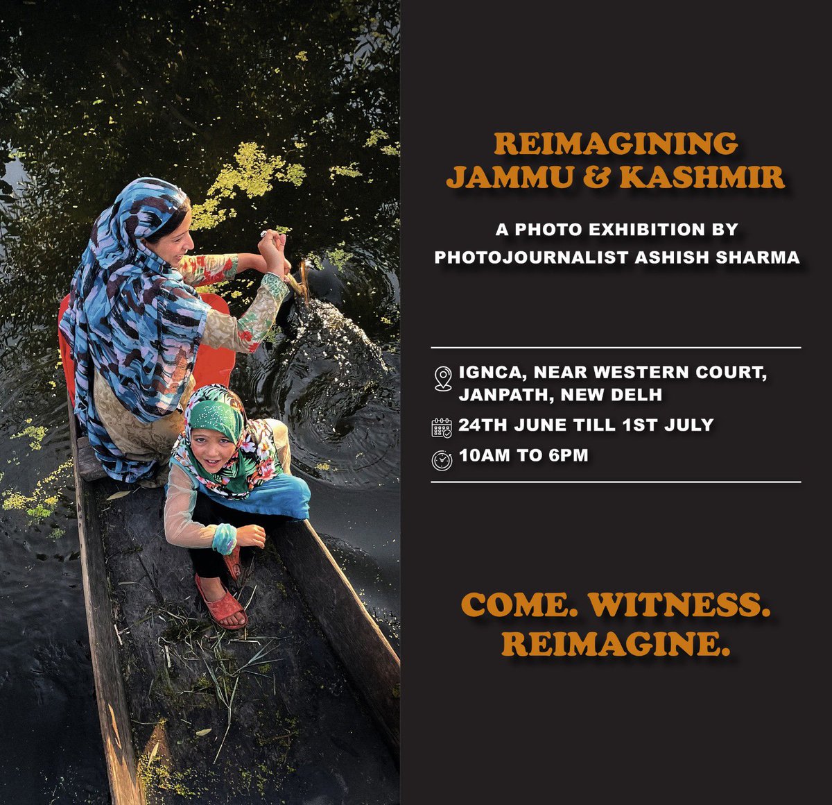 ashishsphotos's tweet image. ✨ Extended by Popular Demand! ✨
The Reimagining Jammu &amp;amp; Kashmir photo exhibition now runs till 1 July 2025 (was 25 June).
Don’t miss it—DM us for any queries!