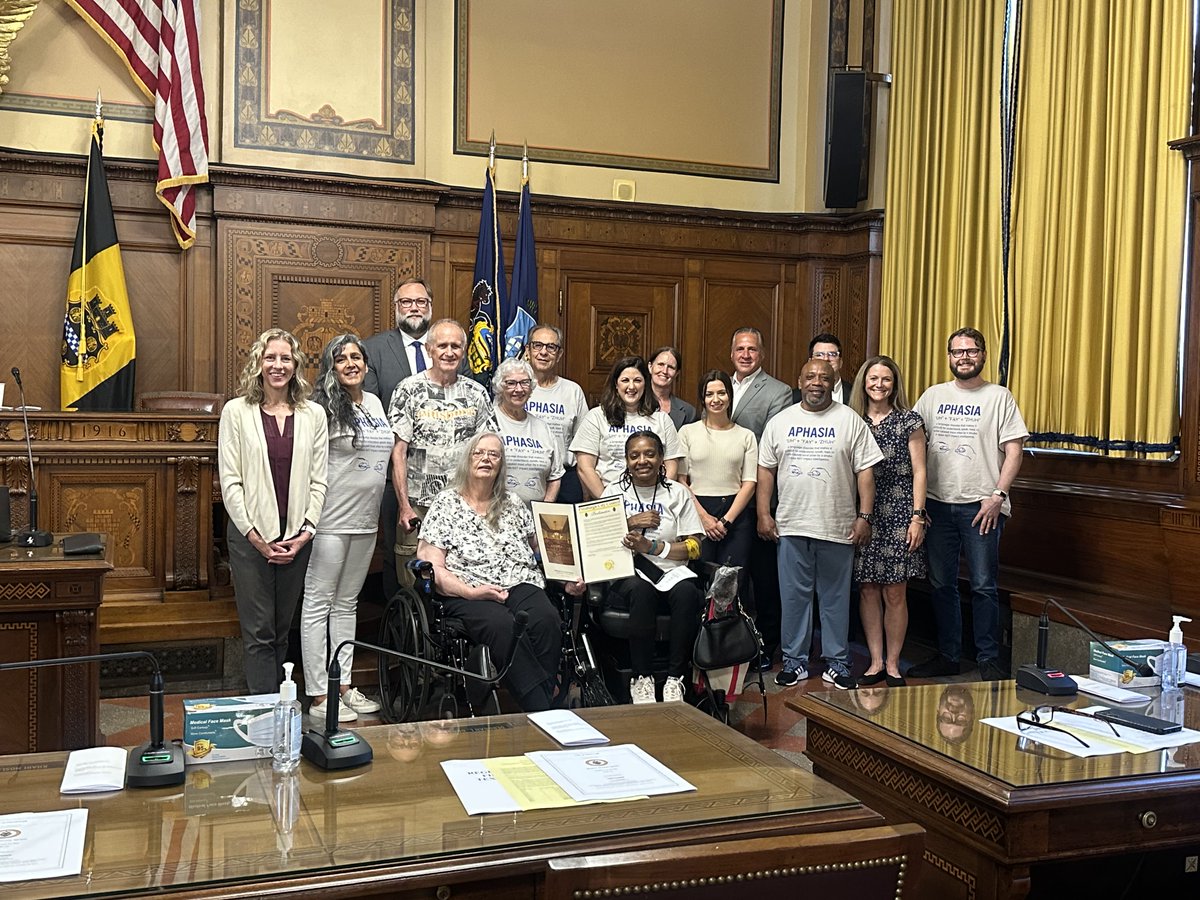 Happy Aphasia Awareness Day!

I was honored to be joined by Pittsburgh's Aphasia Community group as Council passed a proclamation to bring awareness to this disorder. 

Learn more about the group via their Facebook page: facebook.com/Aphasiapgh/
