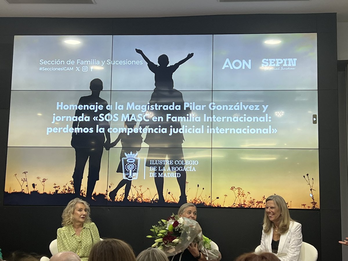Natalia Tejera Beamud⚖️💚 (@nattejera) on Twitter photo Parte del equipo de <a href="/vestaliaasoc/">Vestalia Abogados de Familia e Infancia</a> hemos acudido al homenaje a la Magistrada Pilar Gonzálvez como consecuencia de su jubilación, organizado por <a href="/icam_es/">Ilustre Colegio de la Abogacía de Madrid</a>. Persona íntegra con quien siempre era una experiencia positiva celebrar vista y a quien echaremos de menos en el día a día. Parte del equipo de <a href="/vestaliaasoc/">Vestalia Abogados de Familia e Infancia</a> hemos acudido al homenaje a la Magistrada Pilar Gonzálvez como consecuencia de su jubilación, organizado por <a href="/icam_es/">Ilustre Colegio de la Abogacía de Madrid</a>. Persona íntegra con quien siempre era una experiencia positiva celebrar vista y a quien echaremos de menos en el día a día.