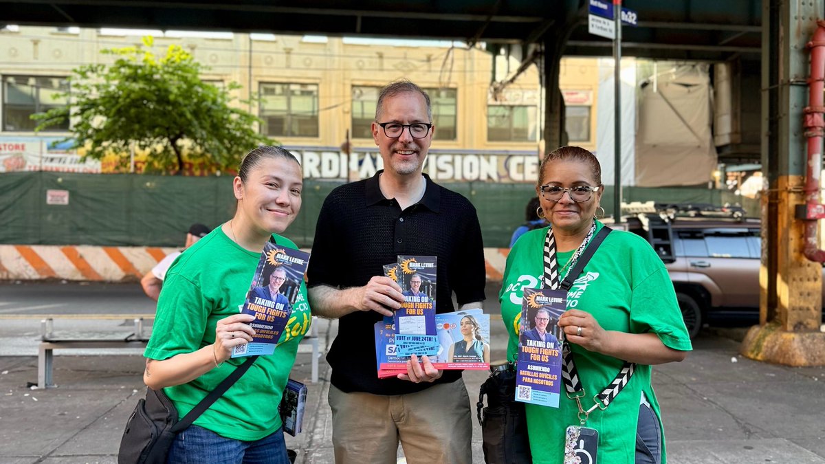 TeamLevineNYC's tweet image. Labor absolutely crushing it for @MarkLevineNYC for City Comptroller!
@CarpentersNyc @DC37nyc @CWAUnion