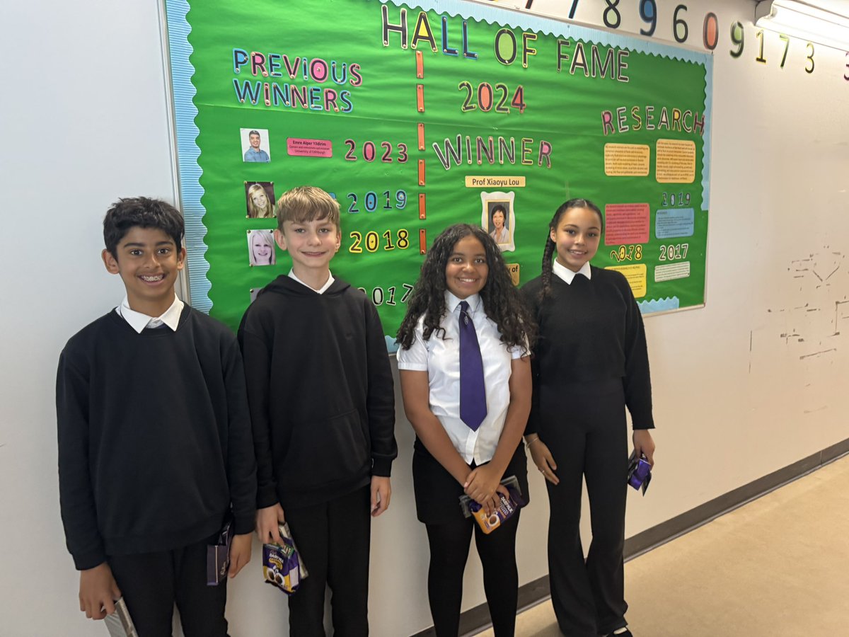 Holy Rood Maths (@mathsholyrood) on Twitter photo Hall of fame winners 2025- well done to this group from 2T. They chose Dr Karen Meyer from <a href="/dundeeuni/">University of Dundee</a> We will invite Dr Meyer to visit in the new term. #metaskills #confidentindividuals Hall of fame winners 2025- well done to this group from 2T. They chose Dr Karen Meyer from <a href="/dundeeuni/">University of Dundee</a> We will invite Dr Meyer to visit in the new term. #metaskills #confidentindividuals
