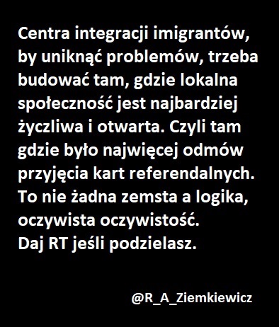 Jestem zdecydowanie za.