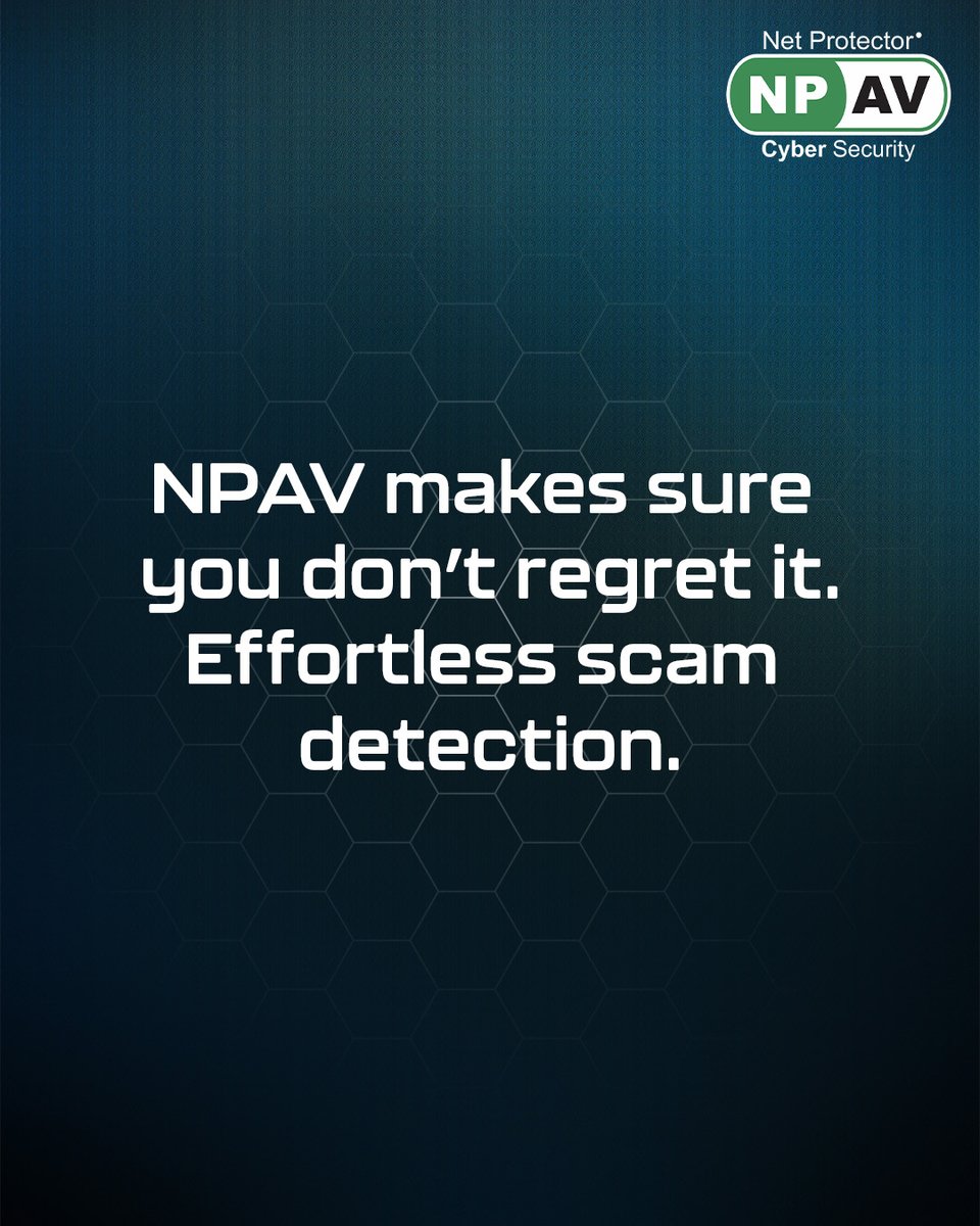 netprotector's tweet image. Clicked that shady link like it was harmless gossip?
Relax. NPAV’s scam detector won’t let it spill your secrets.
Trust us, not everything is worth clicking. 🫣
#StayAlert #ScamProtection #NPAVKnows