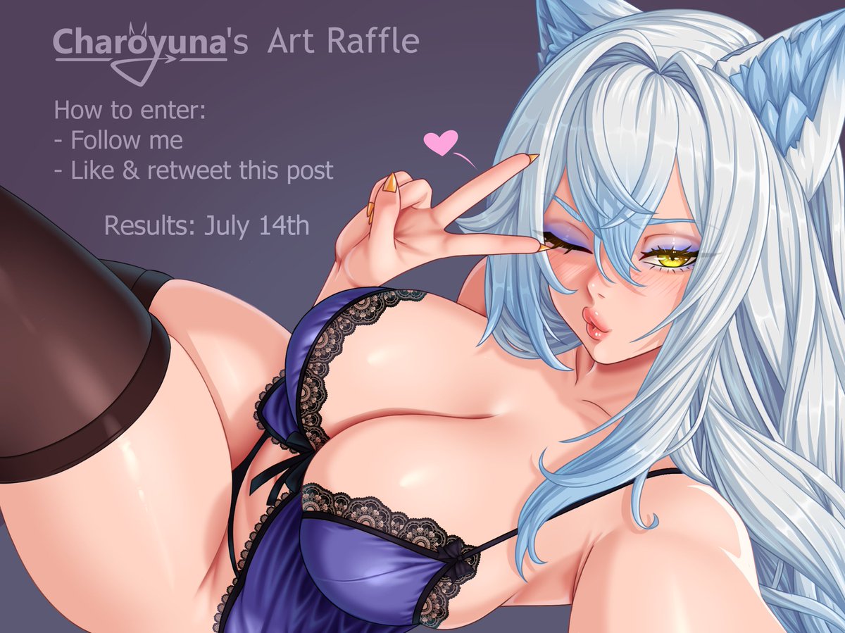 ✨Art raffle✨
Prize: 
One half-body full render art 

How to enter:
⭐️Follow me
⭐️Like and Repost 
⭐️Comment the character reference! (optional)

✨Ends July 14th!✨Good luck✨