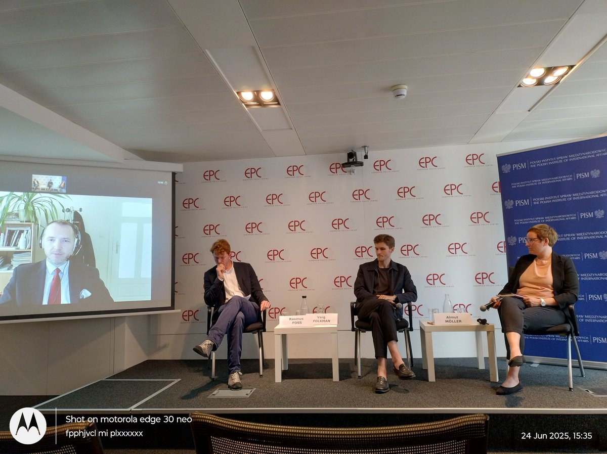 PISM_Brussels (@pism_brussels) on Twitter photo Analysts from <a href="/epc_eu/">European Policy Centre</a> <a href="/thinkeuropa/">Tænketanken EUROPA</a> <a href="/PISM_Poland/">PISM</a> discussed major achievements of the last 6 months when 🇵🇱 held the presidency of 🇪🇺 Council & tasks ahead. Recording soon on <a href="/epc_eu/">European Policy Centre</a> YT channel.
Many thanks to all panellists and <a href="/MichalSzczerba/">Michał Szczerba</a> for keynote speech Analysts from <a href="/epc_eu/">European Policy Centre</a> <a href="/thinkeuropa/">Tænketanken EUROPA</a> <a href="/PISM_Poland/">PISM</a> discussed major achievements of the last 6 months when 🇵🇱 held the presidency of 🇪🇺 Council & tasks ahead. Recording soon on <a href="/epc_eu/">European Policy Centre</a> YT channel.
Many thanks to all panellists and <a href="/MichalSzczerba/">Michał Szczerba</a> for keynote speech