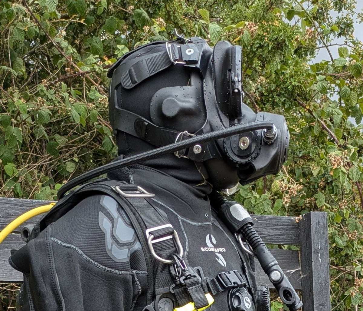 It was too hot to wear the Viking!