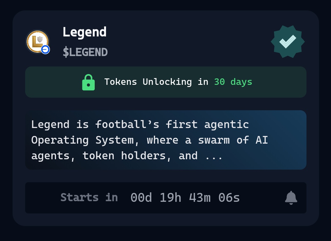 rasvi345's tweet photo. Meet Legend $LEGEND — a fan-controlled sports platform redefining how we play, watch &amp; own the game 🎮🏆

Founded by @sohrobf (Victory/Fan Controlled Sports) &amp; built by elite Web3 devs.

Power to the fans. The future is $LEGEND. 🔥

#Web3 #SportsTech #LegendToken https://t.co/k1l6ISgSS6