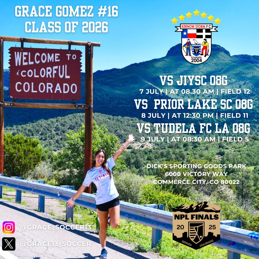 next stop &gt;&gt;&gt; Colorado 
<a href="/ImYouthSoccer/">ECNL/GA/Recruiting/College Soccer</a> 
<a href="/CSAPrepStar/">PREPSTAR</a> 
<a href="/ImCollegeSoccer/">College Soccer Truth ™</a> 
<a href="/NcsaSoccer/">NCSA Soccer</a> 
<a href="/Storm08G/">Kernow Storm 08G</a> 
<a href="/ncsa/">NCSA College Recruiting</a>