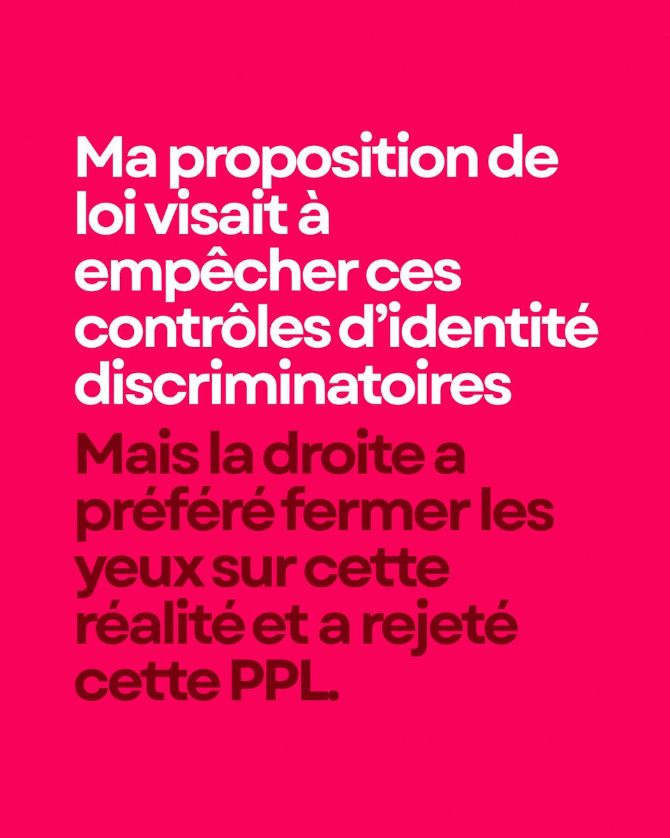 Dans son dernier rapport, la Défenseure des droits alerte sur les contrôles d’identités.

Des chiffres accablants qui ne font que confirmer la nécessité de reformer la pratique des contrôles d’identité. Mais la droite a préféré fermer les yeux sur cette réalité et a rejeté ma PPL