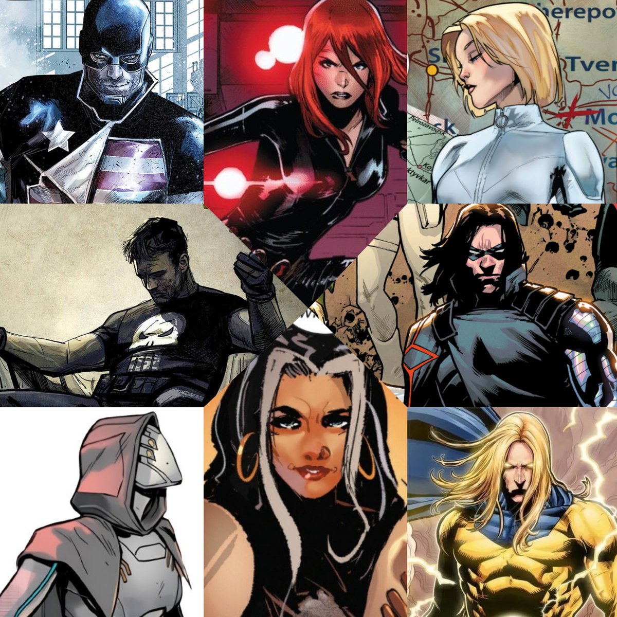 Narrator_Lee's tweet image. Les Thunderbolts, après des discussions concernant Valentina et le fait que personne ne l’aime, arriva à Madripoor. Objectif : localiser Zemo et lui faire dire où se trouve Crâne Rouge. Et, au passage, le tuer.
La mission se déroula sans trop d’accroc, Zemo fut localisé mais,

+