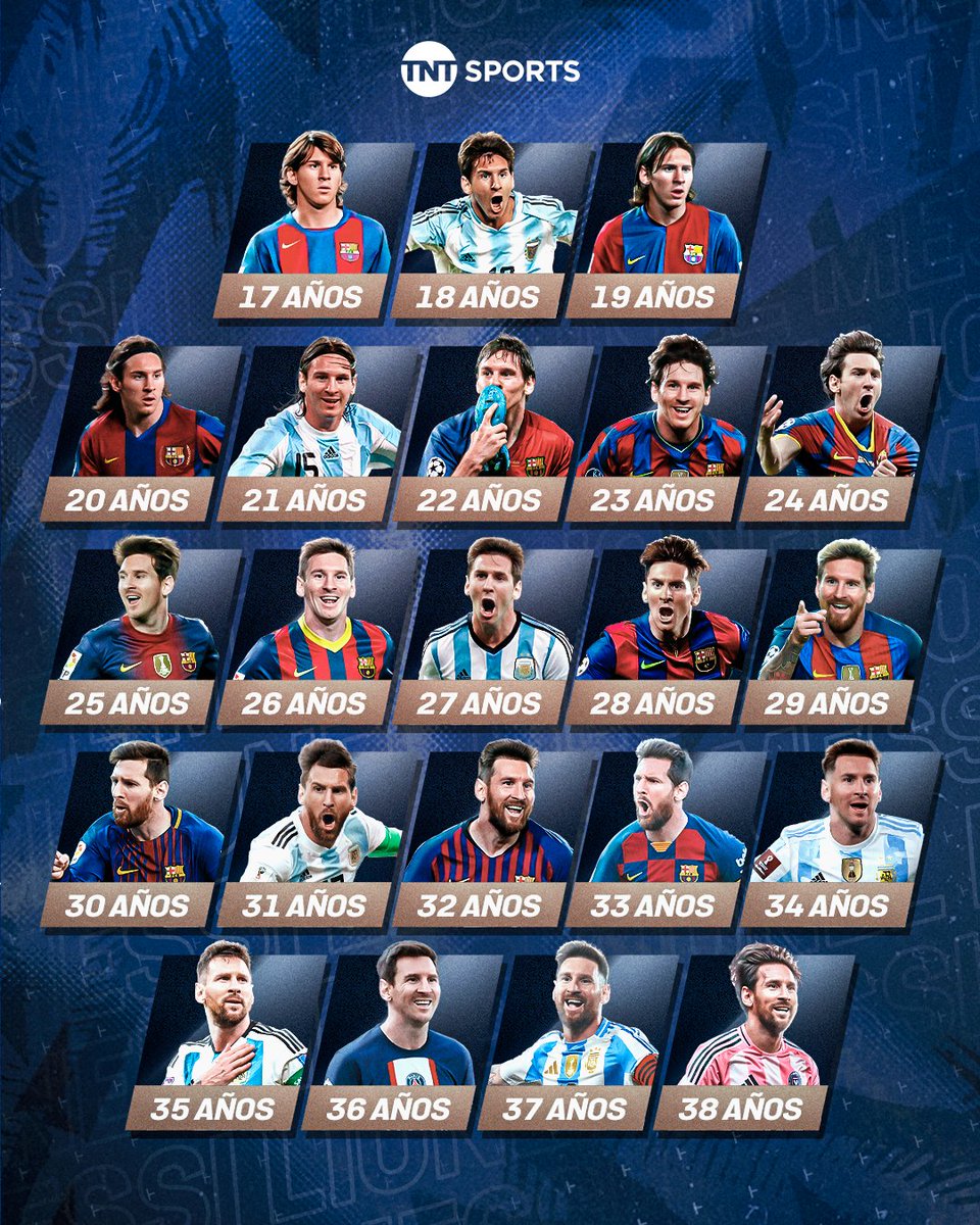 TNTSportsAR's tweet photo. Como el buen vino... Cuanto más viejo, mejor...

38 años de gloria 🐐🇦🇷 https://t.co/zBESFc3P41