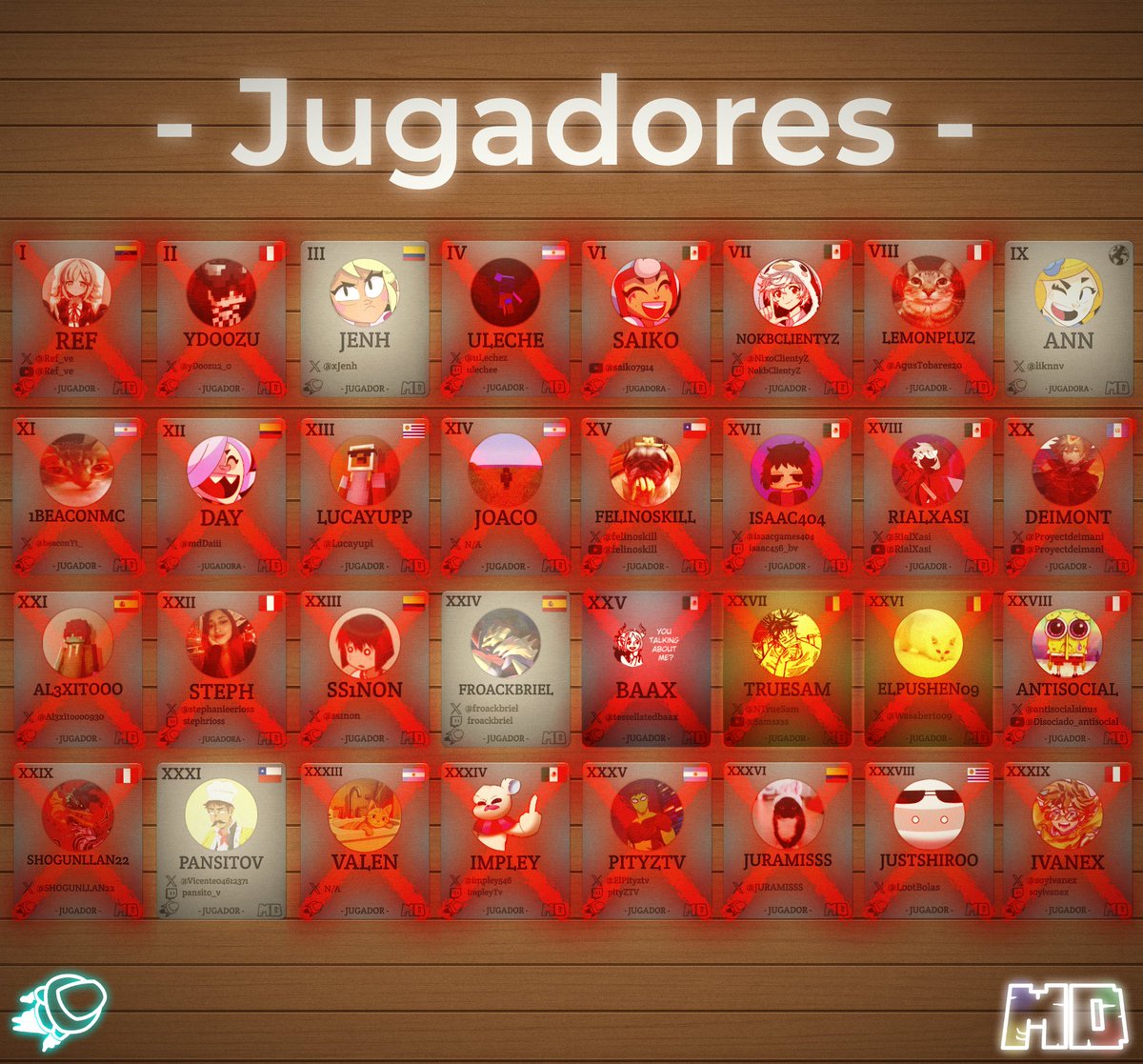 ⚔️ DÍA 2 - RESULTADOS

🏅 Clasificados a la FINAL:
-<a href="/xJenh/">jenh</a> 
-<a href="/liknnv/">Аня</a> 
-<a href="/froackbriel/">Froackbriel</a> 
-<a href="/Vicente04612371/">pansito_v</a> 
(Estos resultados son del 21 de junio)

📅 El día FINAL es el Sábado 28 de junio. ¿A quién le van? 🤔

#ElMultidesafio