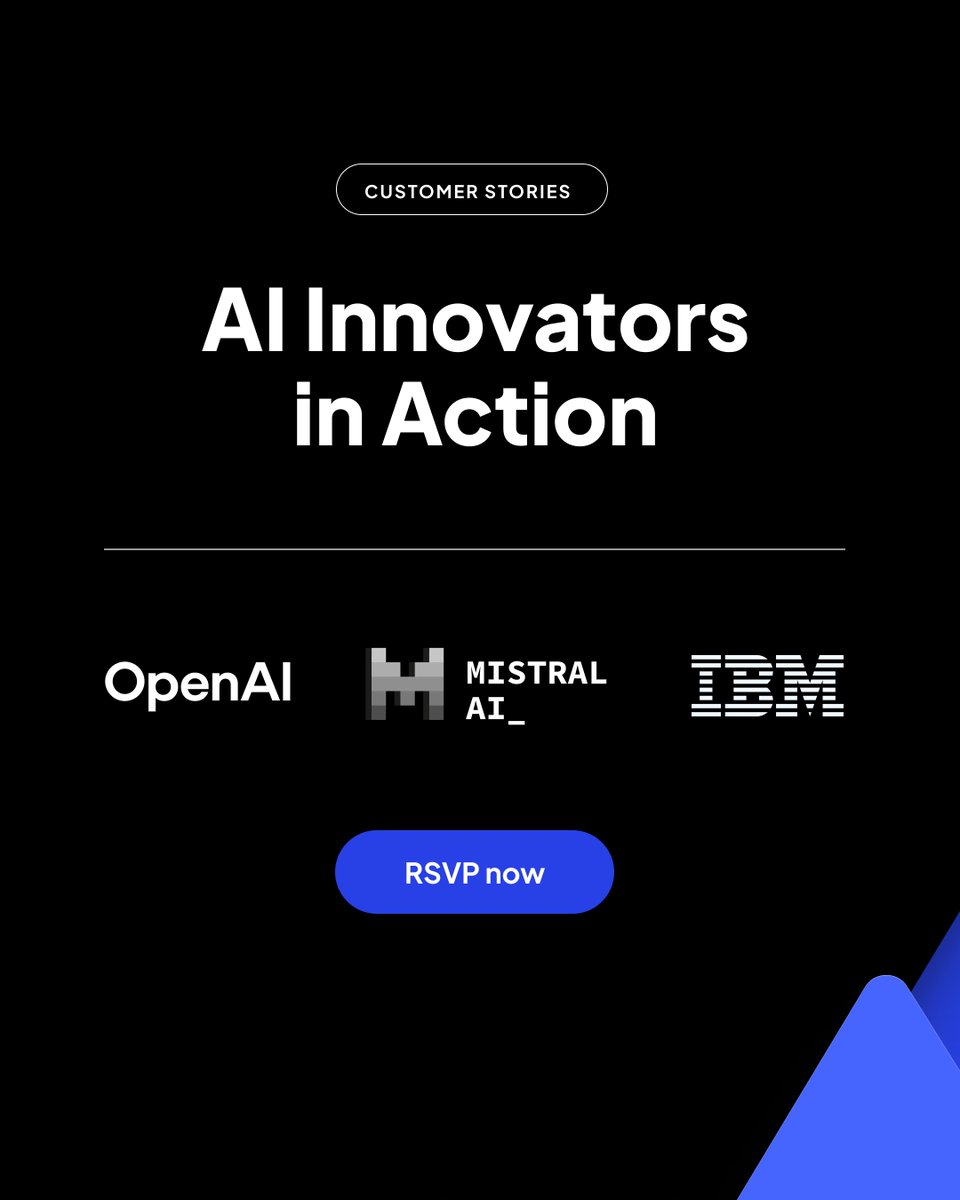 CoreWeave's tweet image. This Thursday, hear how industry leaders like @OpenAI, @MistralAI and @IBM are leveraging CoreWeave to push the boundaries of AI innovation. Grab your virtual ticket for @CoreWeave and @nvidia's virtual summit here: hubs.la/Q03tqWC20
