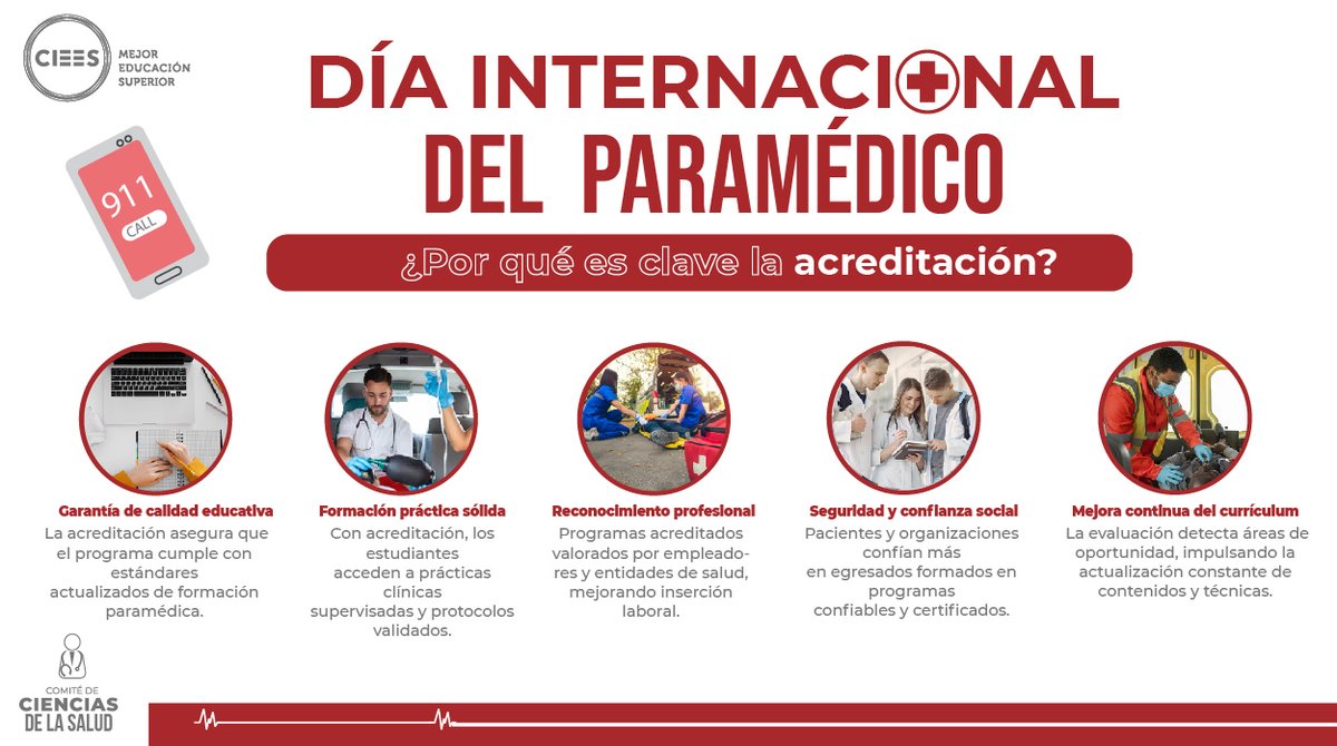 #DíaDelParamedico 

Por esta razón deberías contar con los programas de #TSU en Paramédico o Urgencias Médicas acreditados.

Conoce como benefician a tu institución y a sus estudiantes👇