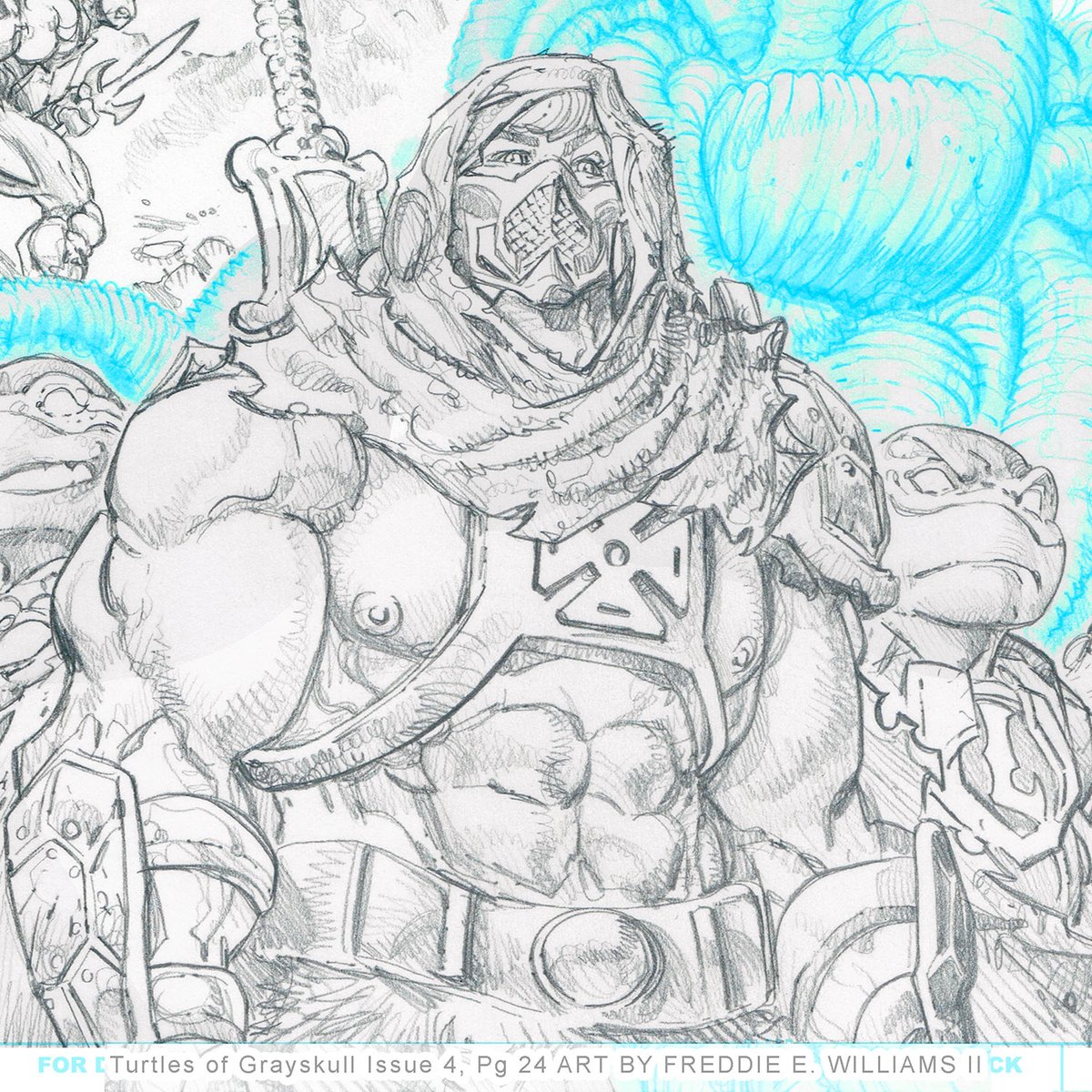 My art from the Turtles of Grayskull Darkhorse series Issue 4 Page 24
Original Art pages &amp; Pencil Studies are available on my site, take a look!
PLEASE Like/Comment/Follow for more art! (This helps my algorithm)
<a href="/Mattel/">MATTEL</a> <a href="/DarkHorseComics/">Dark Horse Comics</a> freddieart.com/product-catego…