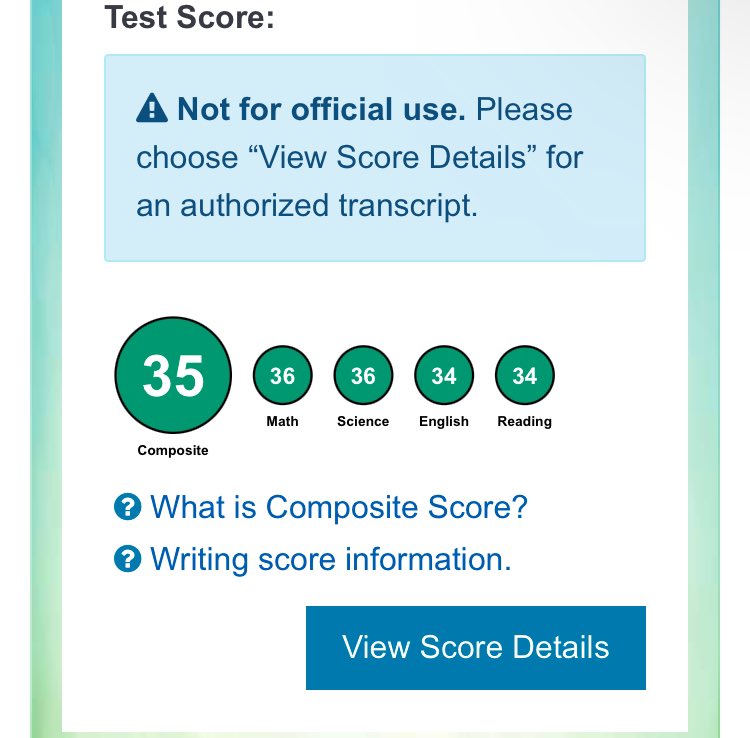 LoganW2027's tweet photo. Second time taking the ACT.  Still room for improvement! 
@chs_cougars_bb @chs_cougars_fb @wcsCHSAthletics @CoachjayhGraham @BielBryce @615Preps https://t.co/wR0lTCHhgY