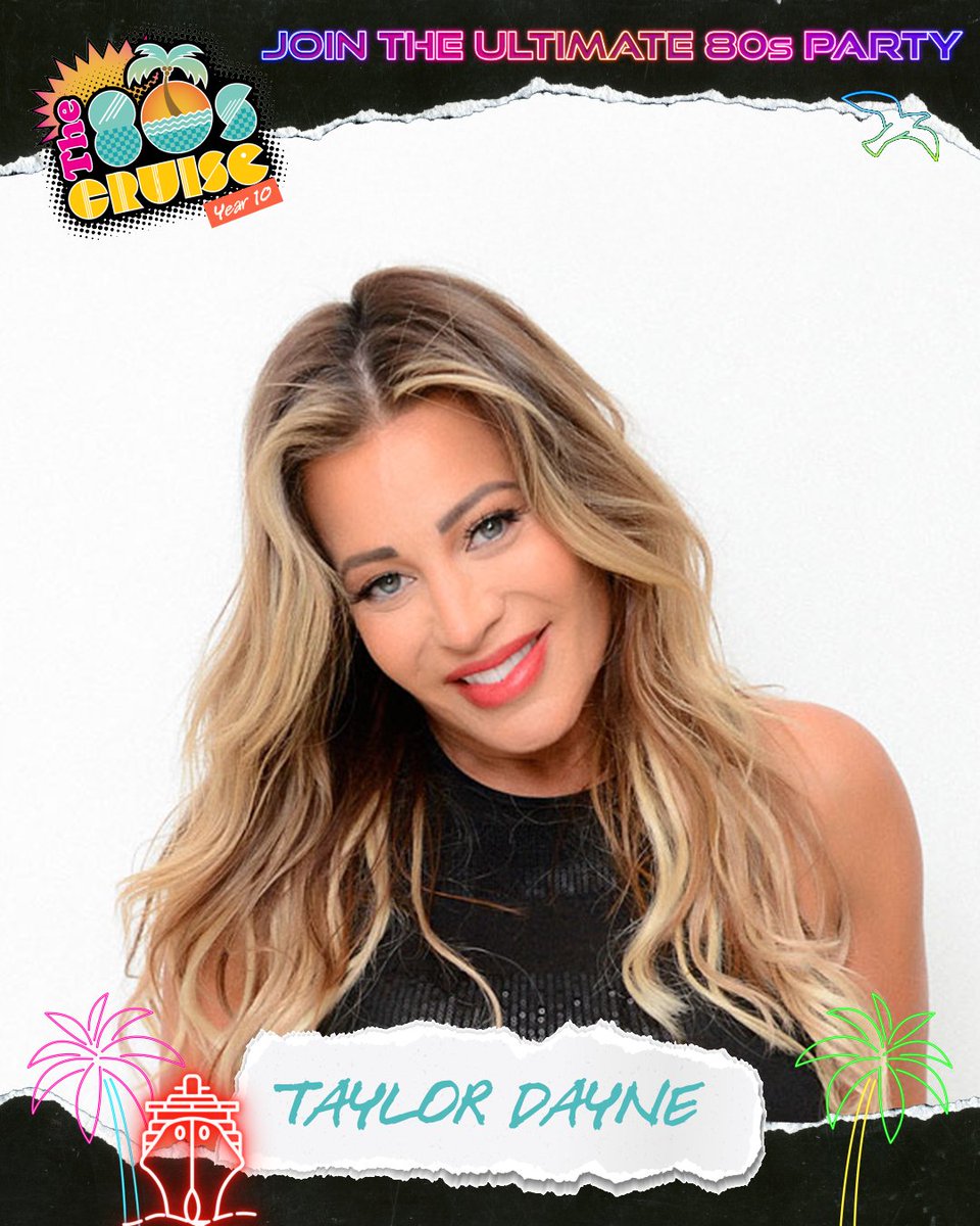 The 80s Cruise (@the80scruise) on Twitter photo Her voice defined an era—now it's your turn to hear it live. <a href="/taylordayne/">Taylor Dayne</a> is bringing the power to <a href="/The80sCruise/">The 80s Cruise</a> Year 10. #OnlyOnThe80sCruise Her voice defined an era—now it's your turn to hear it live. <a href="/taylordayne/">Taylor Dayne</a> is bringing the power to <a href="/The80sCruise/">The 80s Cruise</a> Year 10. #OnlyOnThe80sCruise