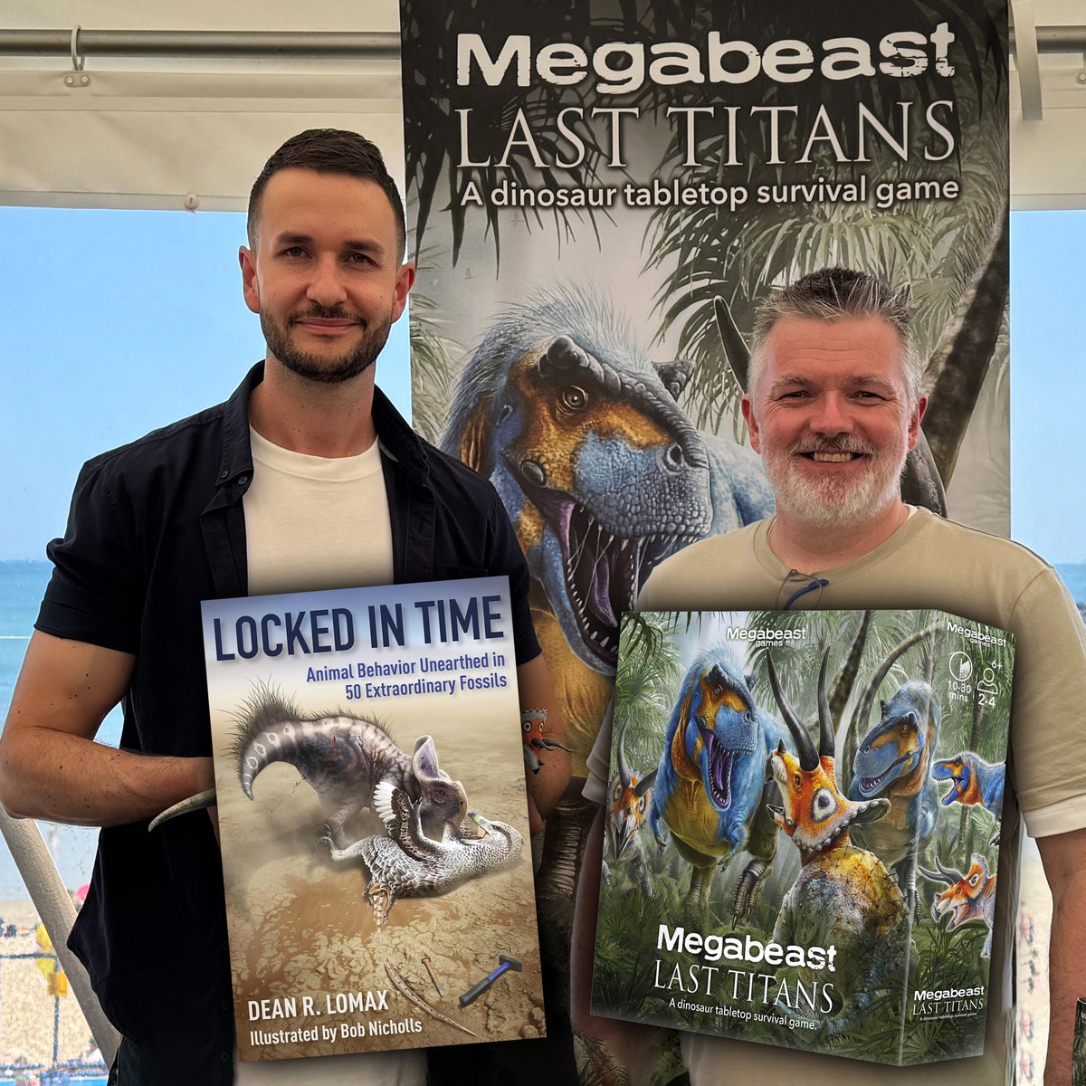 Inspired by the books of <a href="/Dean_R_Lomax/">Dr Dean Lomax</a> , this isn’t just another dinosaur game – it’s full of real science, sharp strategy, and clever, fast-paced gameplay for all ages. kickstarter.com/projects/megab…