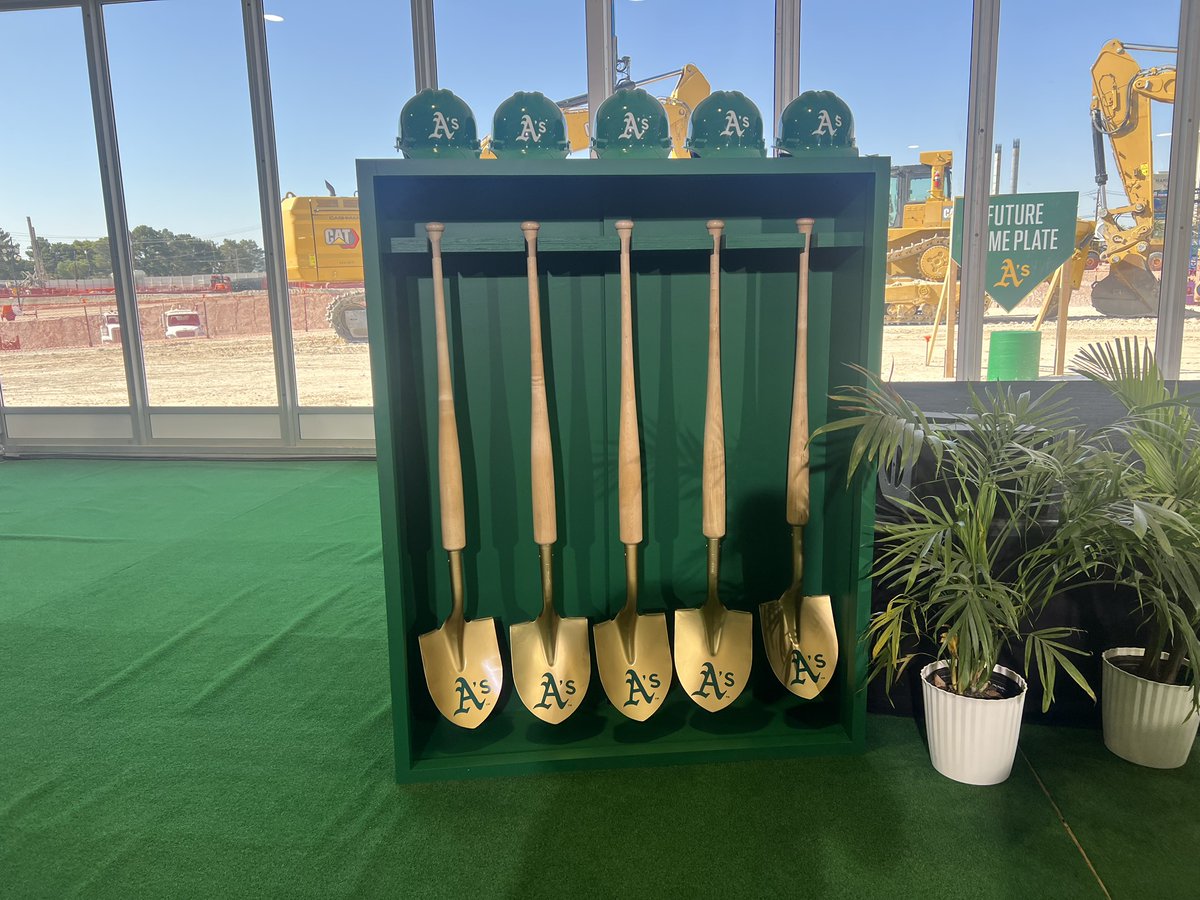 CommishMcCurdy's tweet image. Yesterday, I joined community leaders and partners to break ground on the future home of the A’s right here in Las Vegas! This is more than just a stadium — it’s an investment in jobs, opportunity, and the continued growth of our city. Let’s play ball! ⚾️