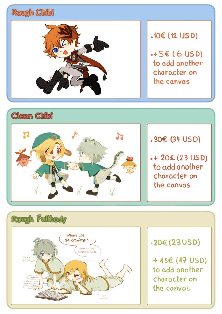 13521meu's tweet image. ๑・☆ COMMISSIONS OPEN ☆・๑
All the informations are on my VGEN but you can also DM me if you prefer ~ ( I also do NSFW !! )
♡ ・ Likes & RTS are very appreciates
→ vgen.co/13521meu ←
★ Thanks for all the support ★