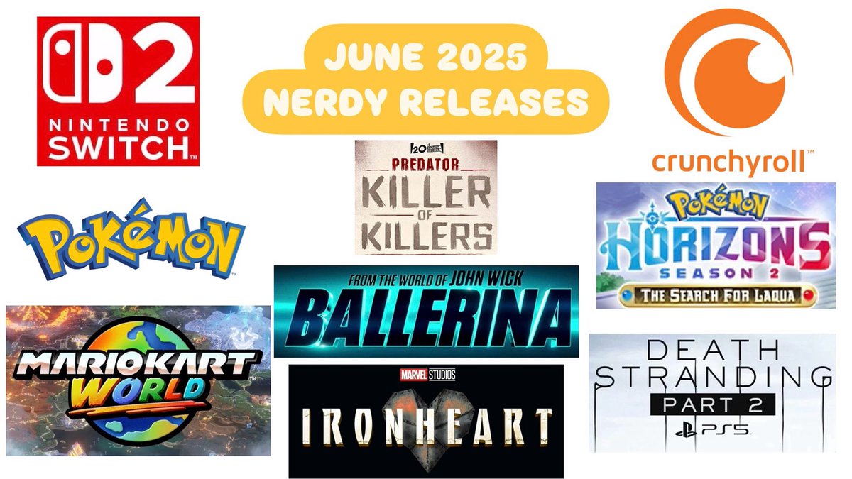 TNTM The Show: JUNE 2025 Nerdy Releases: SHOWS, Movies, ANIME, Games tntmtheshow.com/2025/05/june-2… Tuesday JUNE 24th
-IRONHEART
-Survive
-Teenage Mutant Ninja Turtles: Splintered Fate (Xbox)