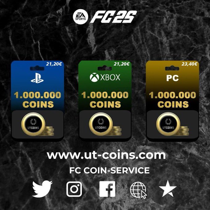 The best coin service in FUT ✅

If you need to buy or sell coins this has been the only place I trust for years 👏