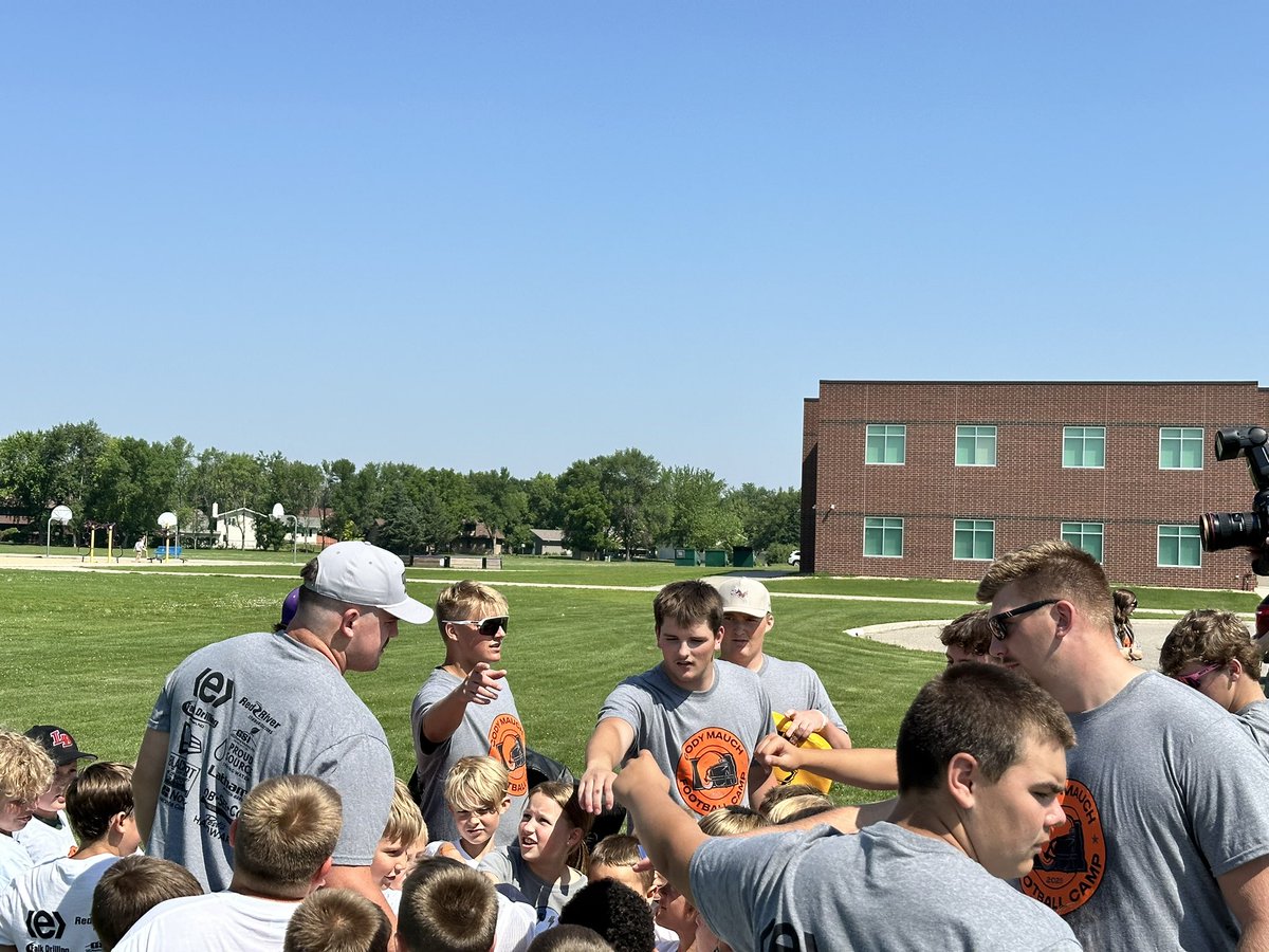 Dom Izzo (@domizzowday) on Twitter photo Had a blast at Cody Mauch’s second annual football camp in Wahpeton.
Great to see Grey Zabel and Mason Miller there as well.
Can re-watch our <a href="/HotMicWDAY/">Hot Mic with Dom Izzo</a> full show on WDAY Plus, segments on InForum.com.
<a href="/CodyTud/">Cody Mauch</a> Had a blast at Cody Mauch’s second annual football camp in Wahpeton.
Great to see Grey Zabel and Mason Miller there as well.
Can re-watch our <a href="/HotMicWDAY/">Hot Mic with Dom Izzo</a> full show on WDAY Plus, segments on InForum.com.
<a href="/CodyTud/">Cody Mauch</a>