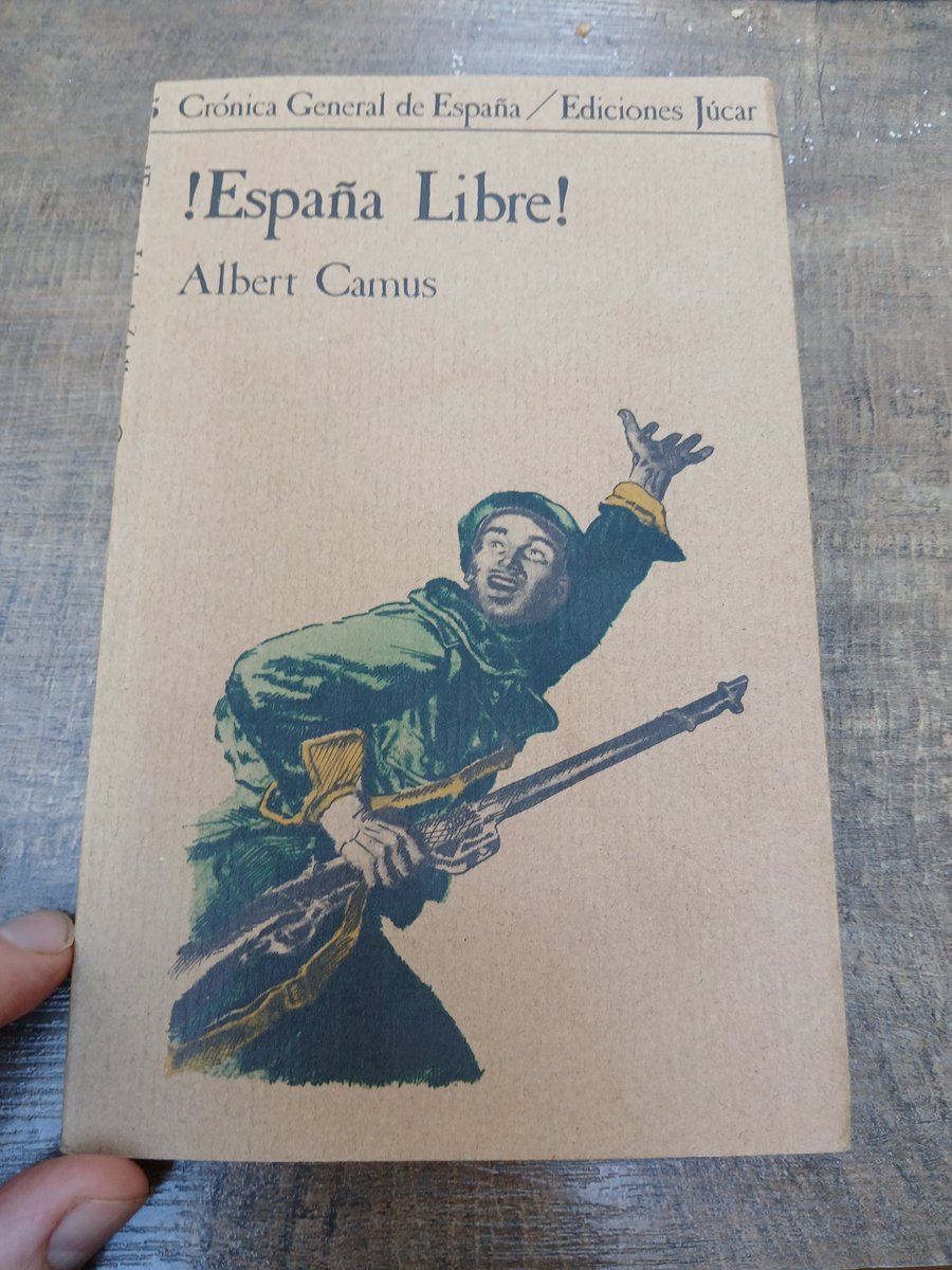 Free Spain!, 1938-58, Albert Camus,
'... since the fall of Barcelona, ​​there has existed in the most intimate part of us an absence, a void, a waiting. In a world that calls itself liberated, we turn our gaze to that country, because it speaks to us of injustices&amp; regrets (1946)