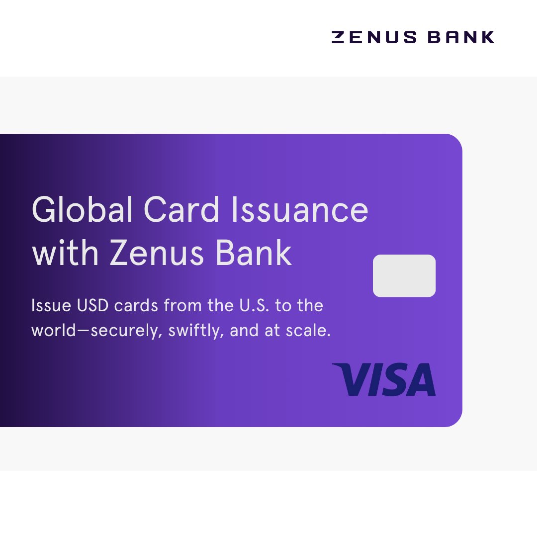 Zenus empowers fintechs and financial institutions to issue USD debit, credit, payroll, and prepaid cards—securely, swiftly, and at scale. 💳🌐

From <a href="/Visa/">Visa</a> Classic to Infinite, our Fast Track program lets you launch faster and scale—without building from scratch.