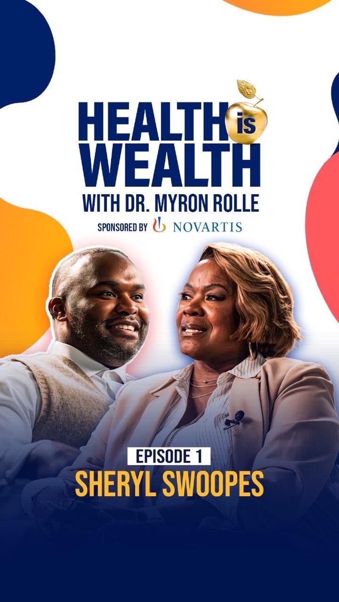 ThePlayersTV's tweet image. Dr. Myron Rolle brings his unique perspective as a former athlete and neurosurgeon to Health is Wealth, sponsored by Novartis Pharmaceuticals Corporation, showing you how true success starts with good health.
Watch Episode 1 with Sheryl Swoopes on PlayersTV!